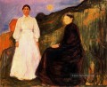 Mutter und Tochter 1897 Edvard Munch Expressionismus